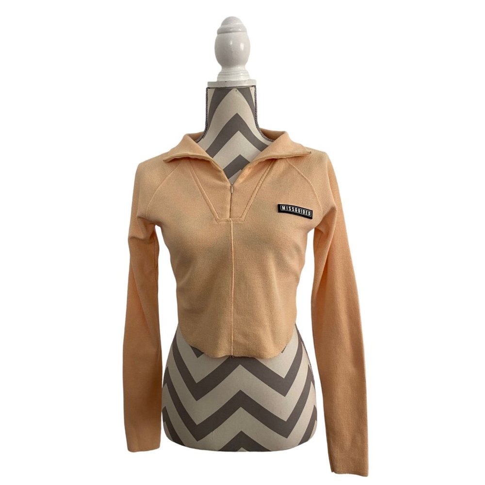 Missguided Long Sleeve Crop Top Size 6